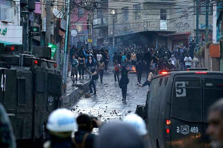 chile protestas valparaiso